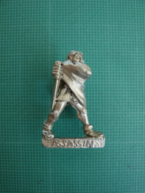 talisman assassin miniature, front